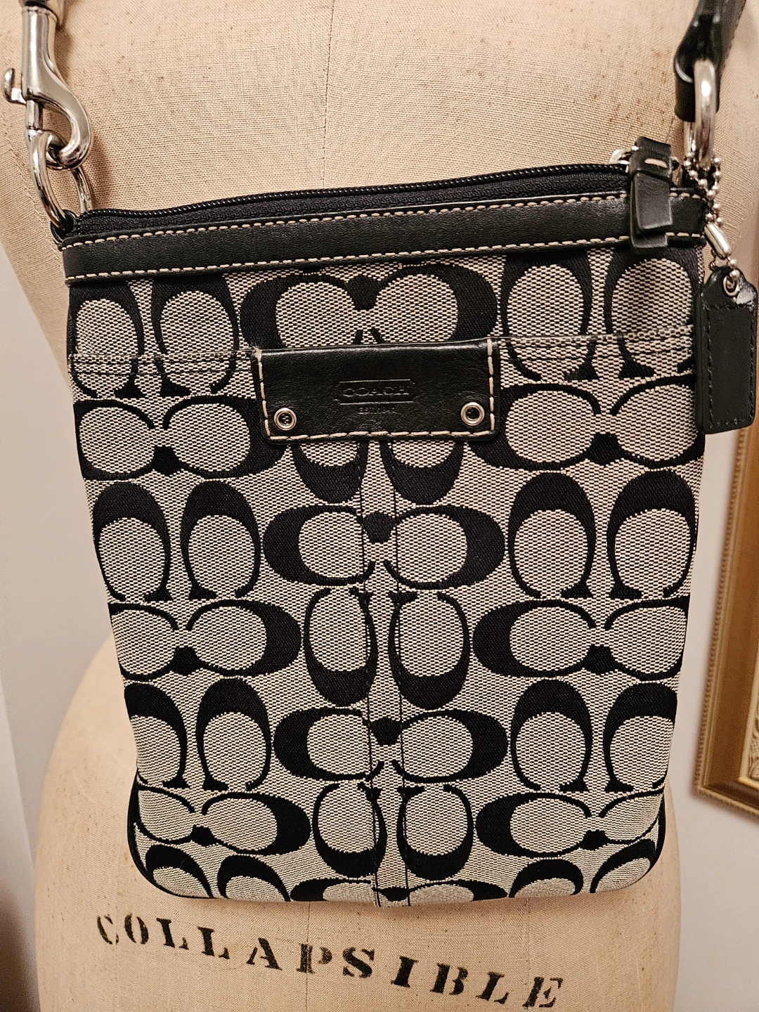 Coach Monogrammed Crossbody Bag