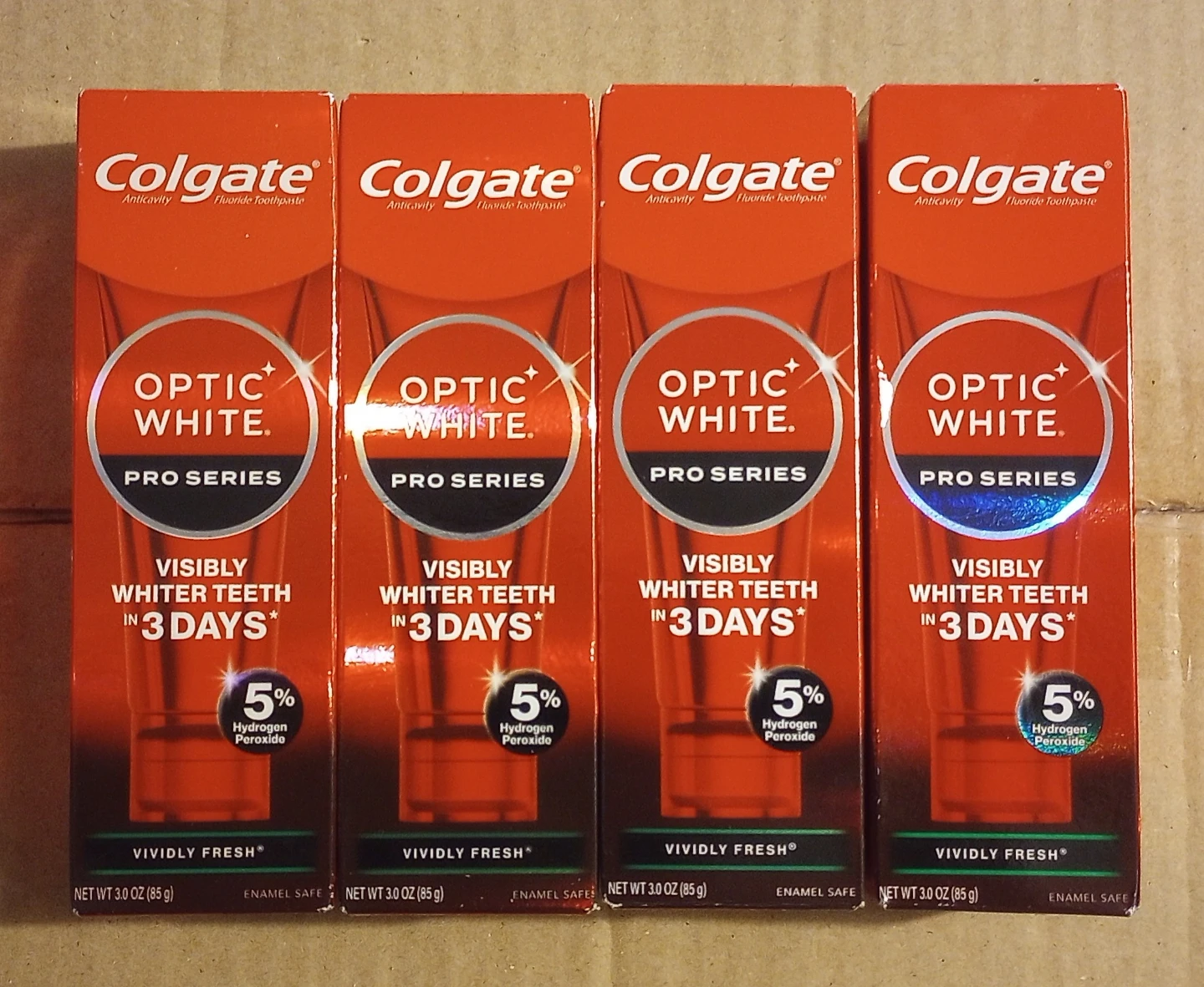 Colgate Optic White Pro Series/Renewal Toothpaste - 4 for $16