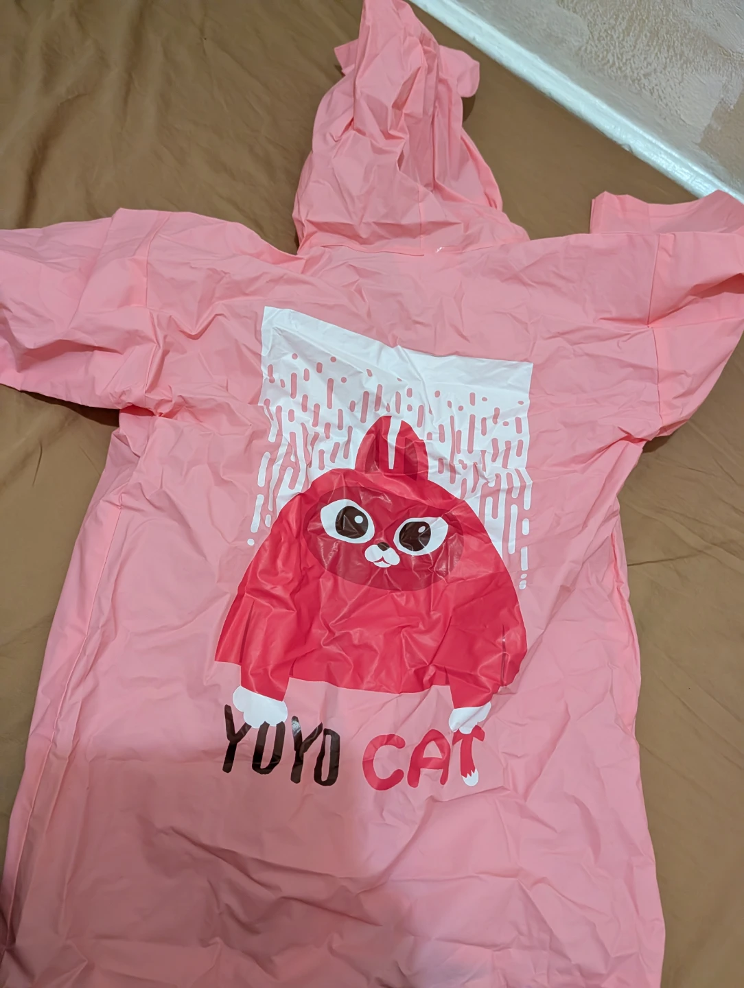 Pink Rotary Park Yoyo Cat Raincoat Size 9-12🏆 - photo 3
