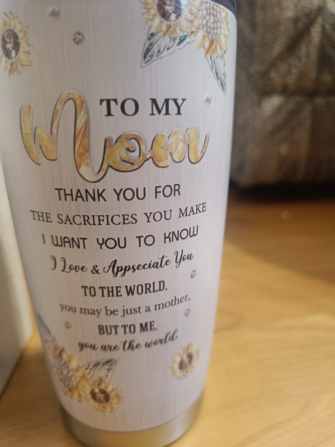 Stainless Steel Tumbler - To My Mom