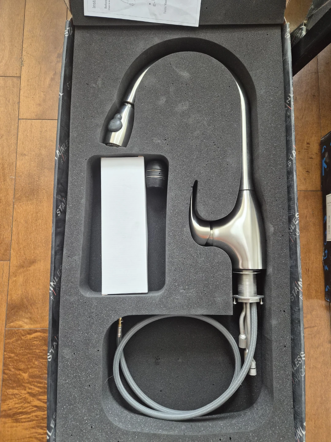 Stainless Steel Kitchen Faucet with Sprayer