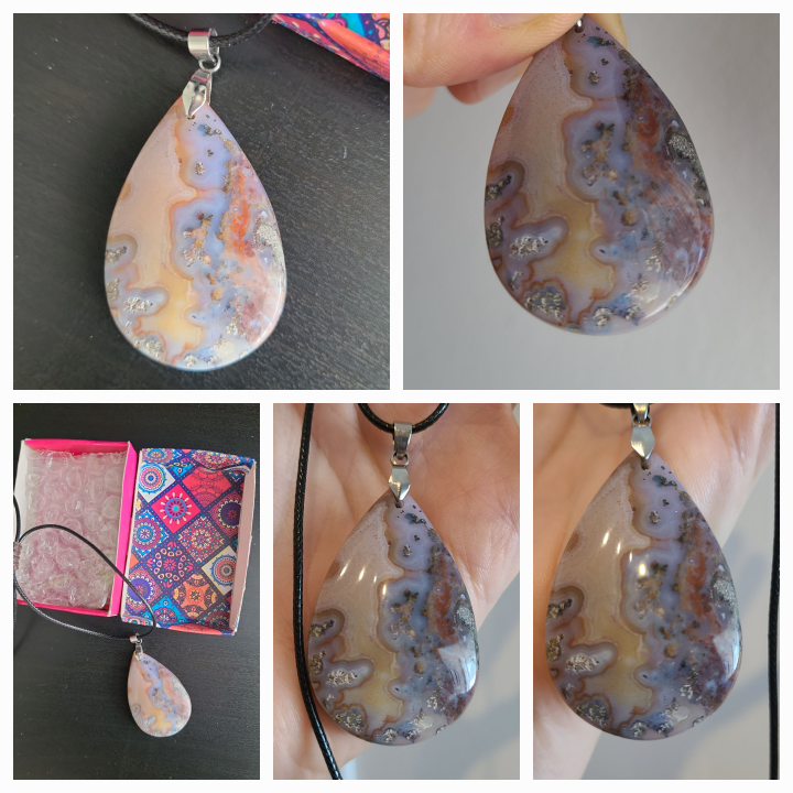 New Teardrop Stone Pendant Necklace🏆