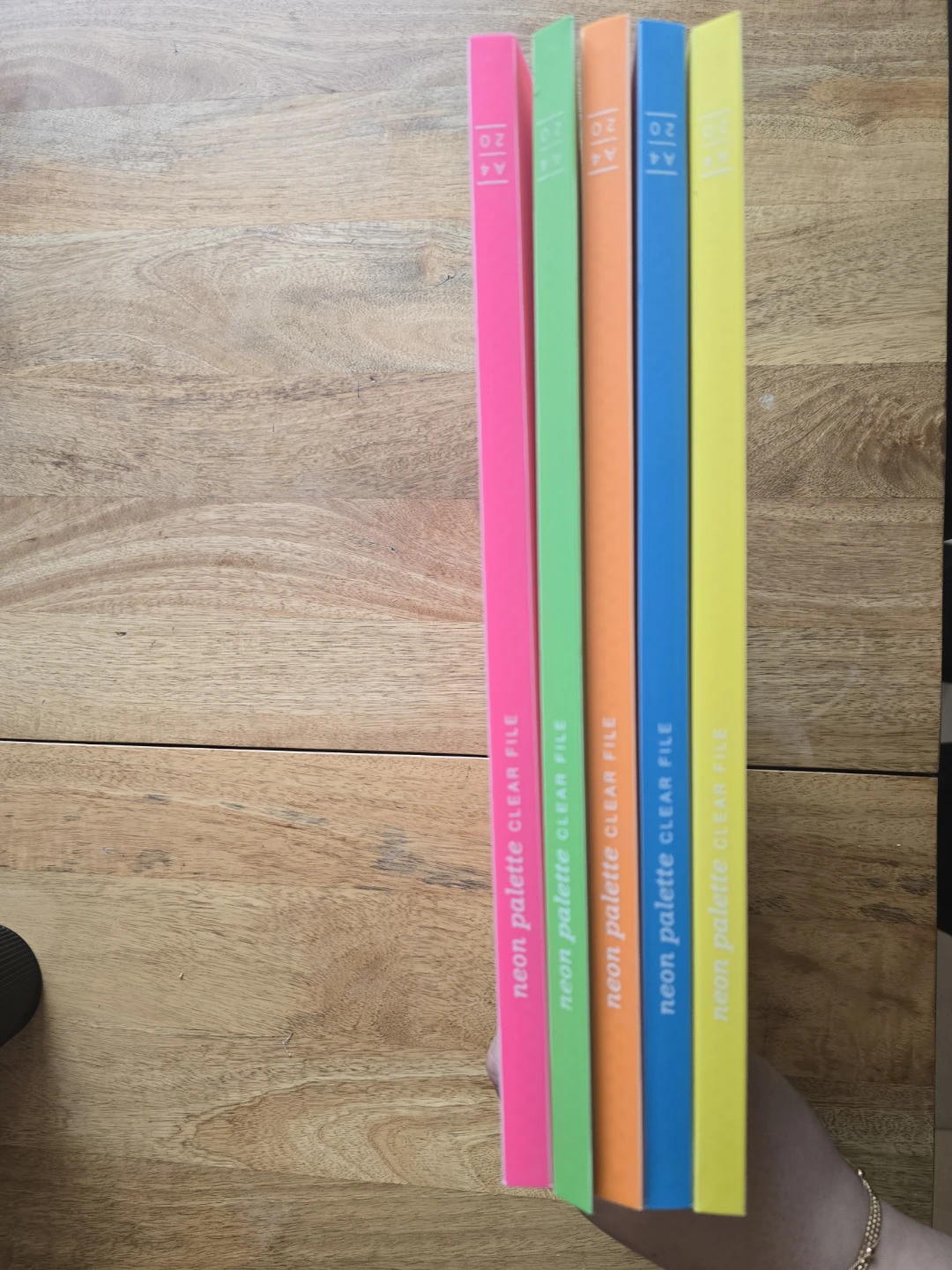 Neon Palette Clear File Folders (Set of 5) - photo 5