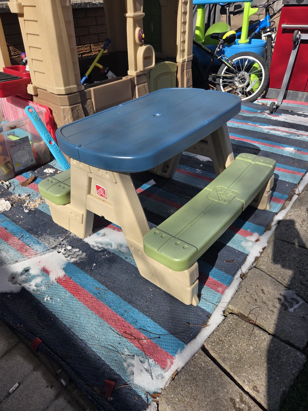 Step2 Picnic Table with Benches - photo 2