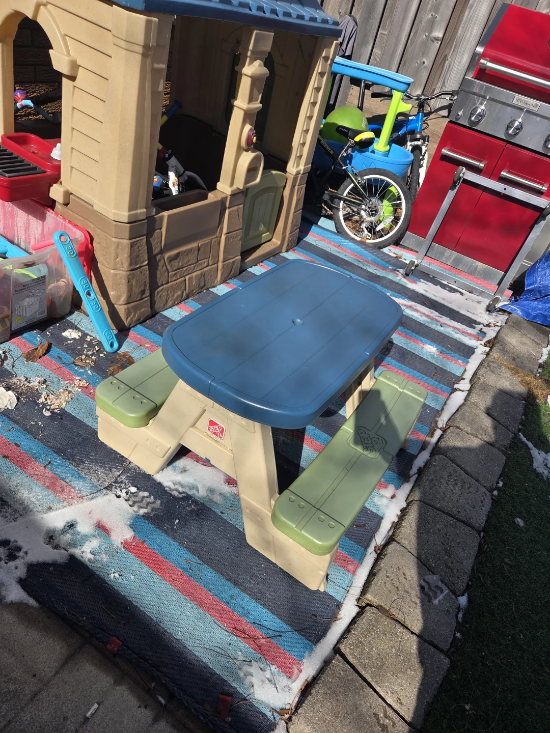 Step2 Picnic Table with Benches - photo 3