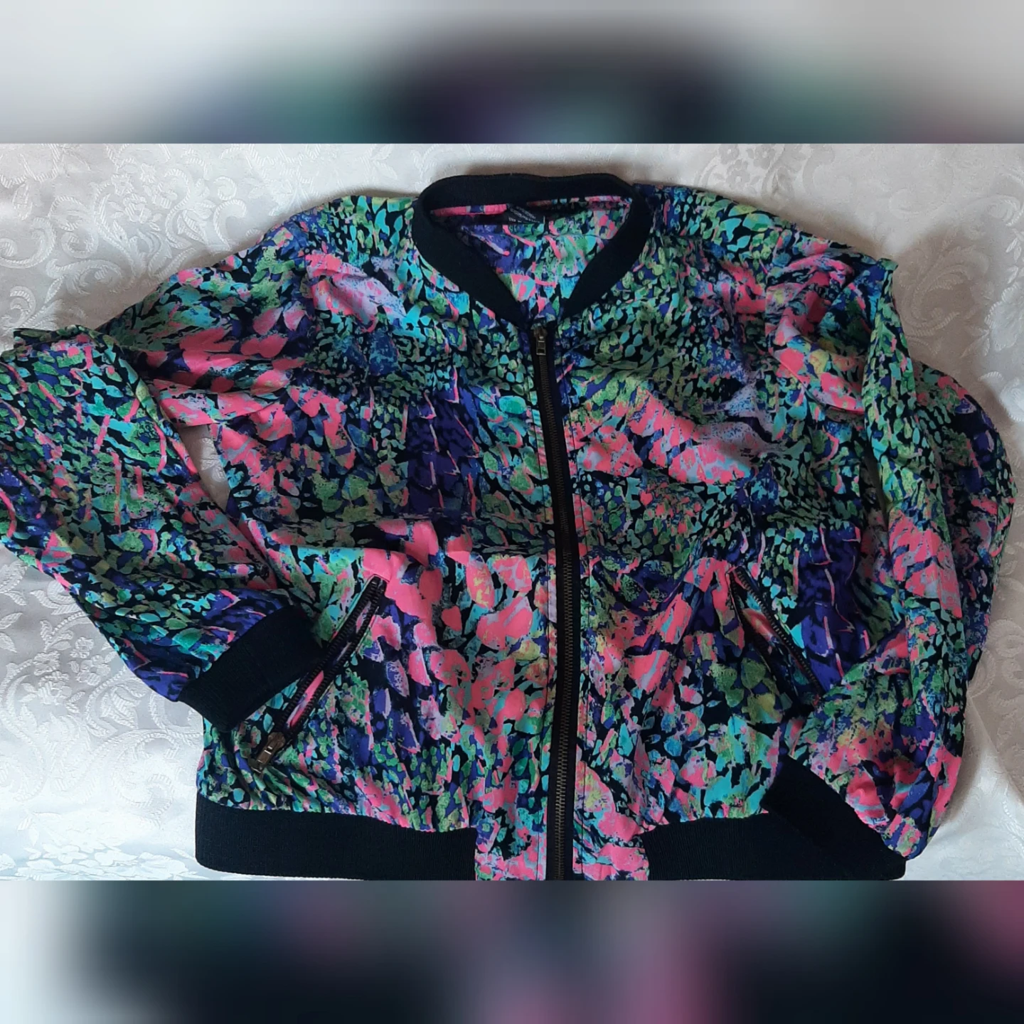 Colorful Bomber Jacket