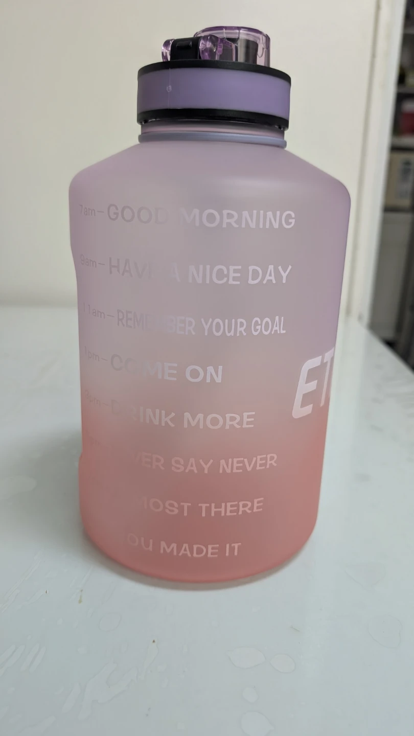🏆 Large Motivational Water Bottle with Handle - photo 2