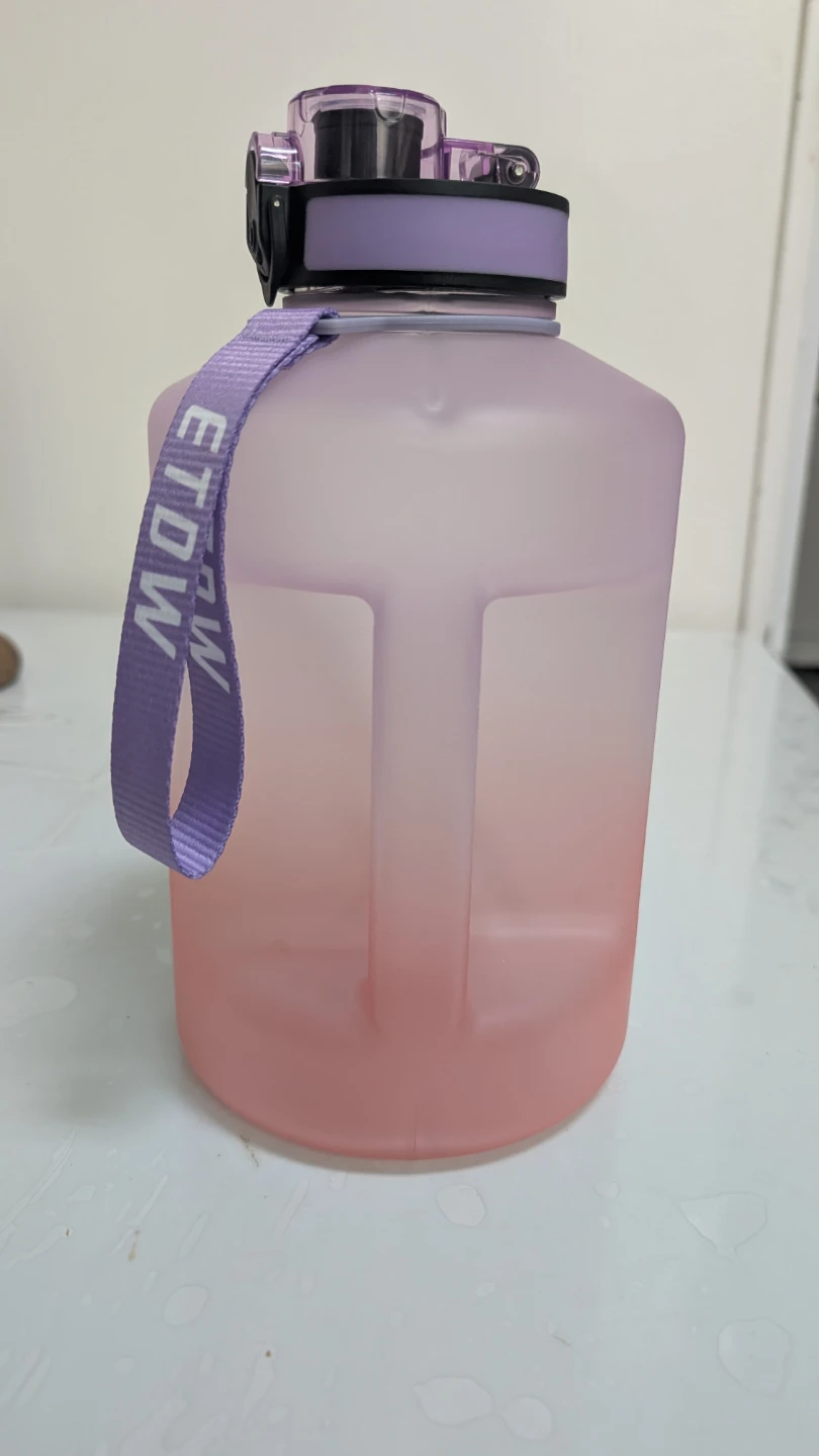 🏆 Large Motivational Water Bottle with Handle - photo 3