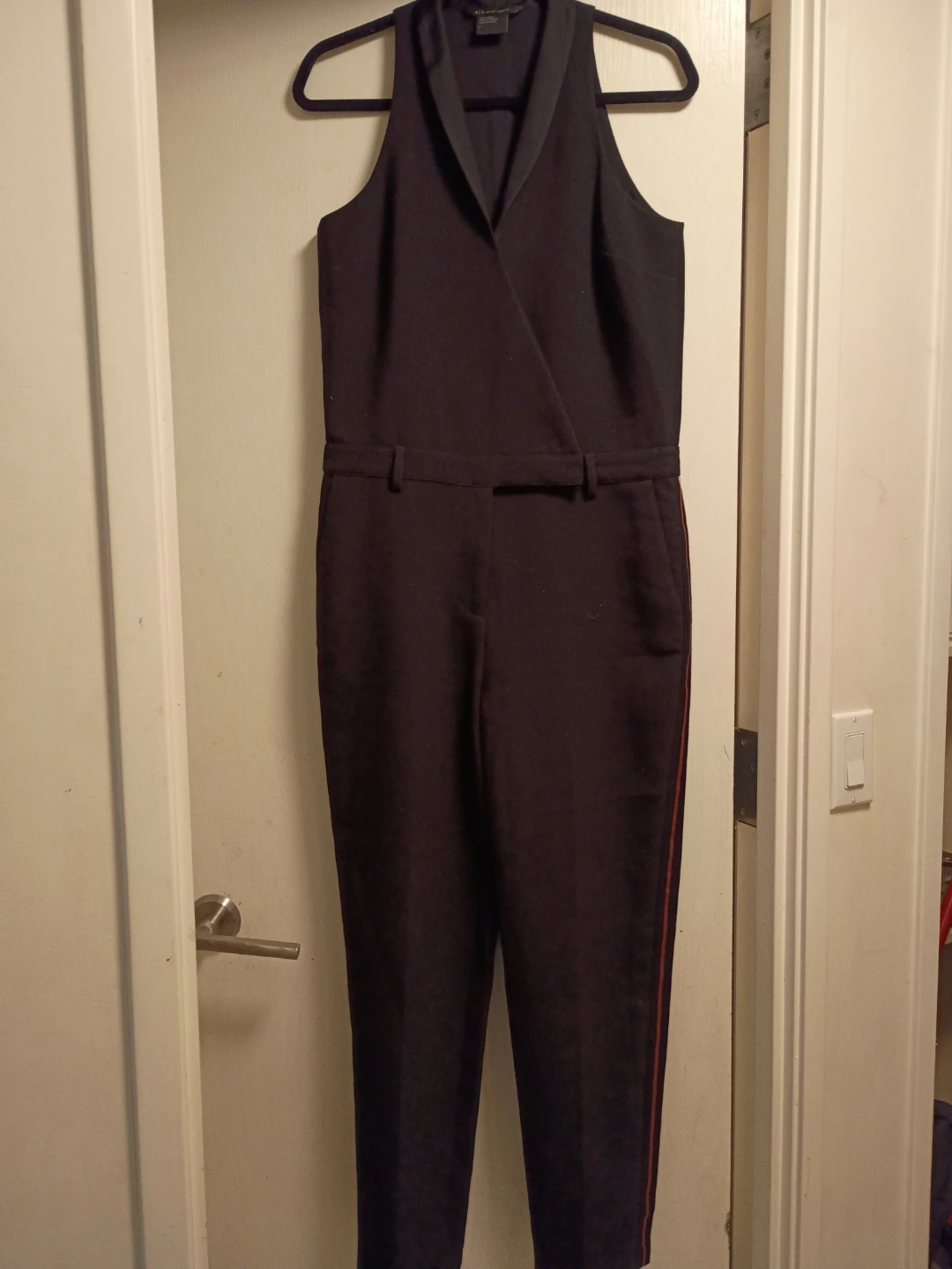 A/X Armani Exchange Black Halter Jumpsuit Size 6