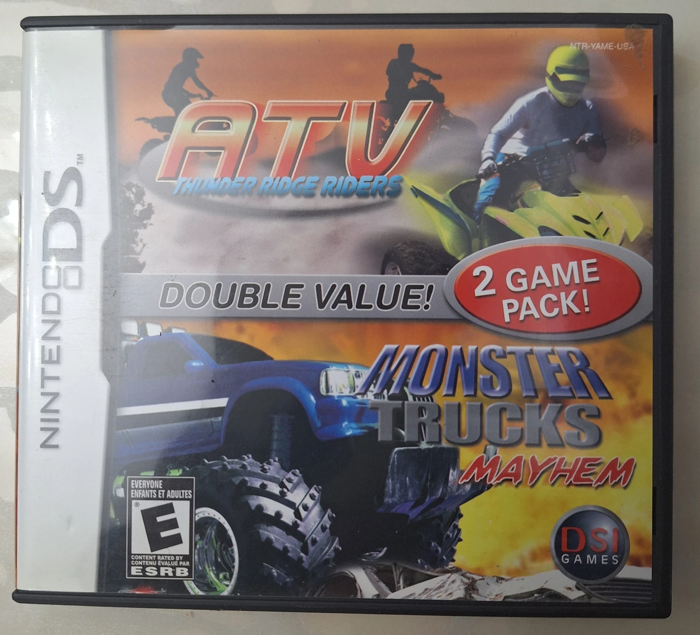Nintendo DS ATV Thunder Ridge Riders & Monster Trucks Mayhem