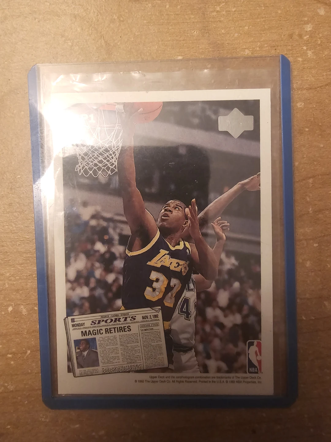 Upper Deck NBA Trading Cards - Magic Johnson & Larry Bird