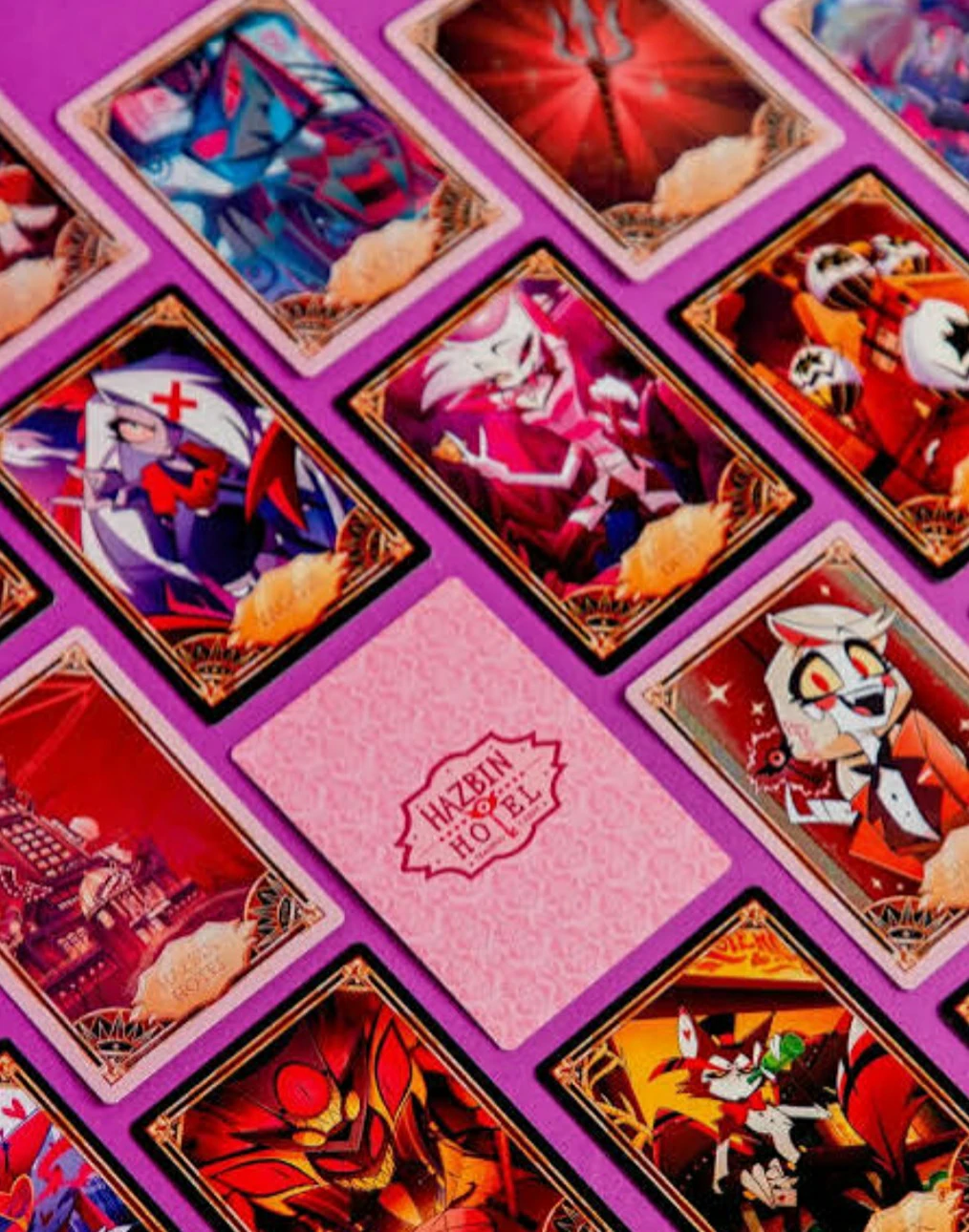 hazbin hotel buying cards!