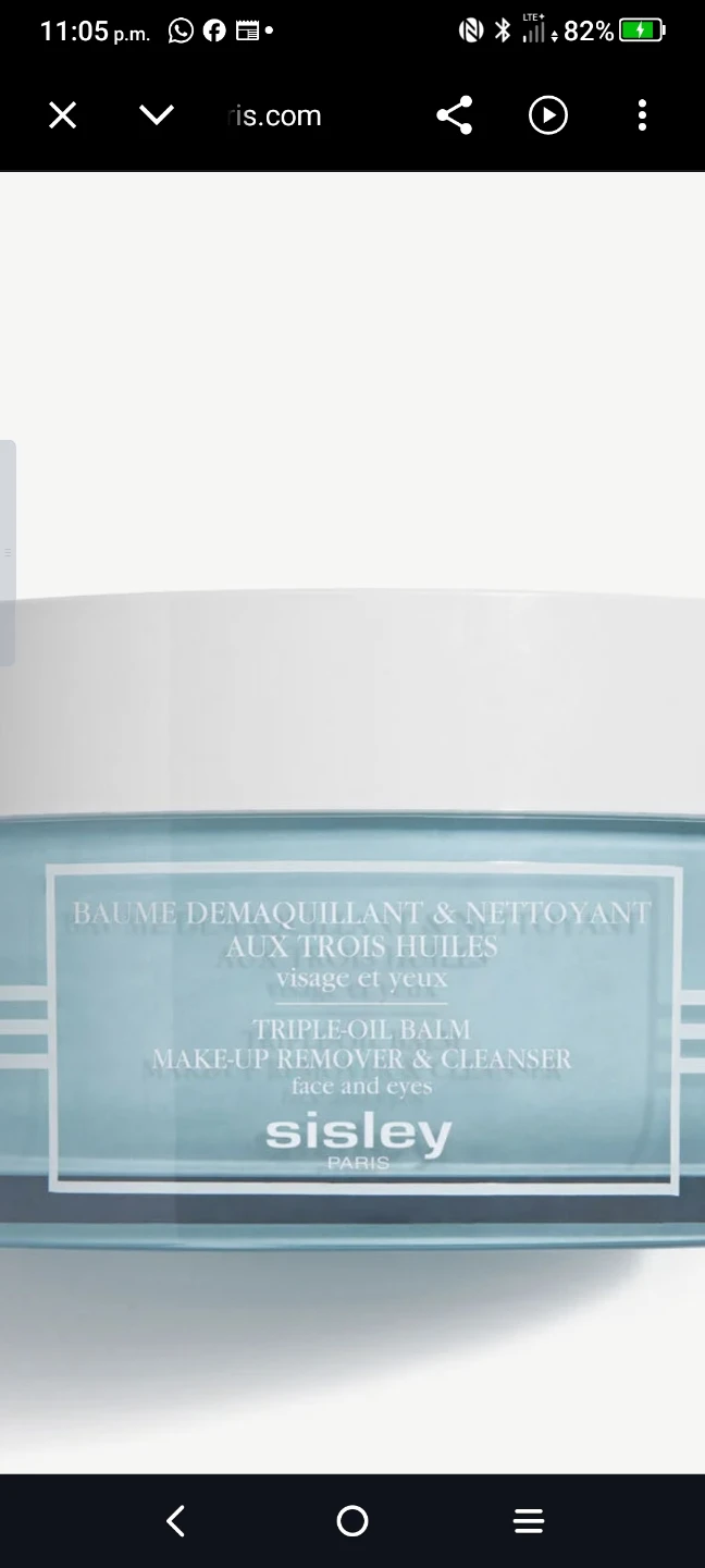 Sisley Triple-Oil Balm Make-up Remover and Cleanser