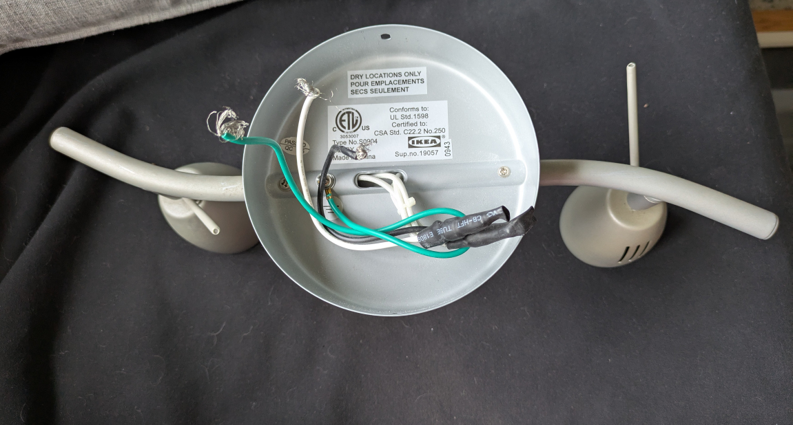 IKEA pot light with 2 lights. - photo 2