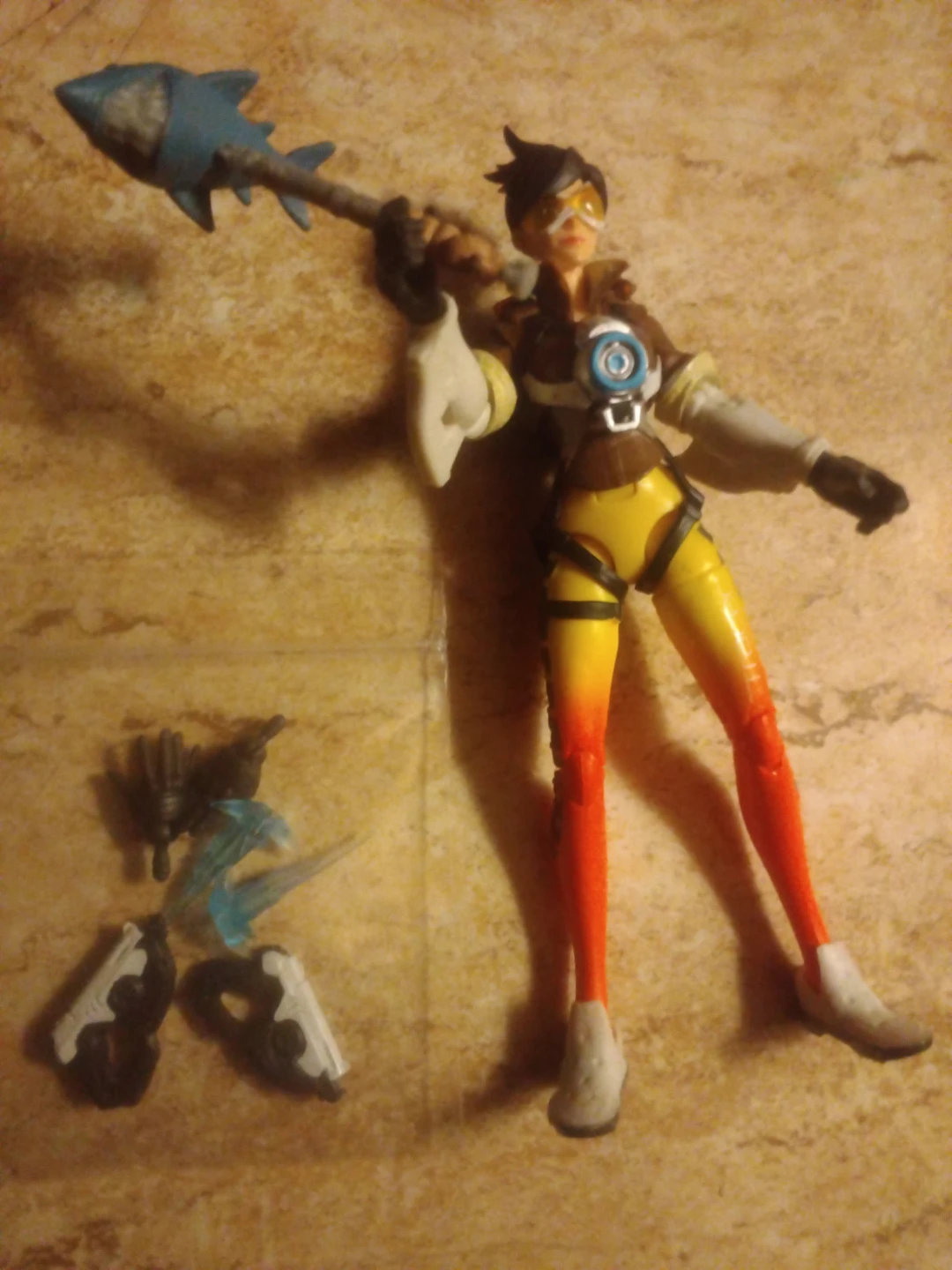 Overwatch Tracer Action Figure with Accessories