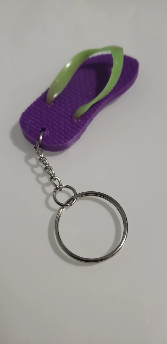 Purple Flip Flop Keychain - photo 4