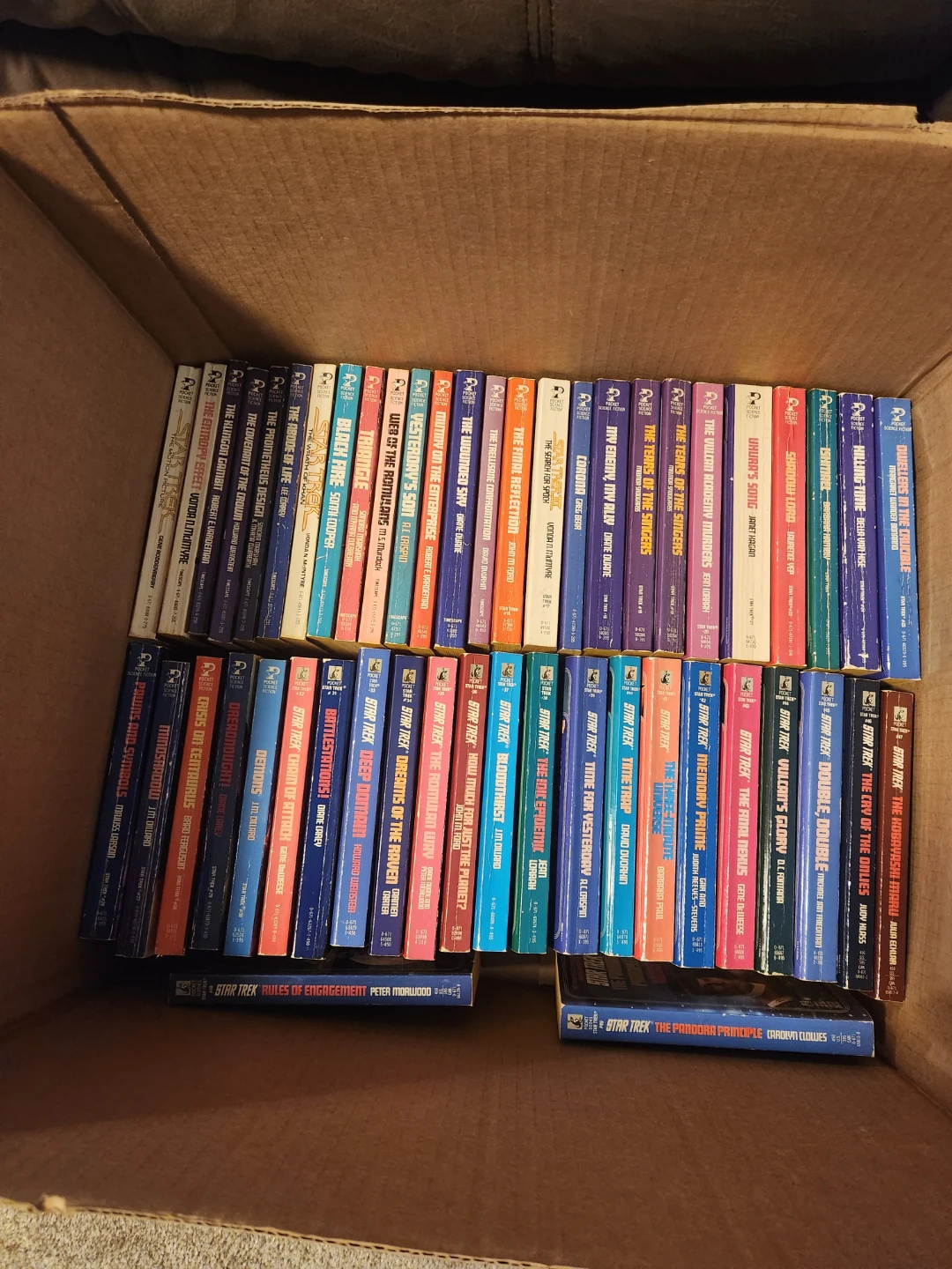 Large Collection of Star Trek Novels