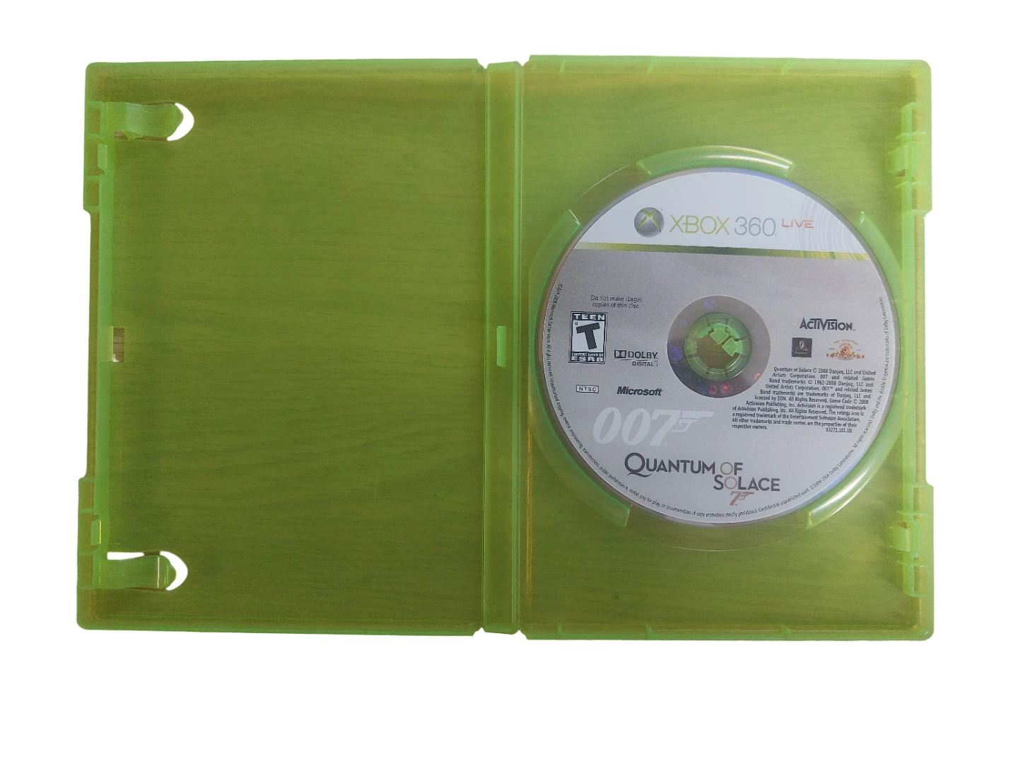 007 Quantum of Solace Xbox 360 Game