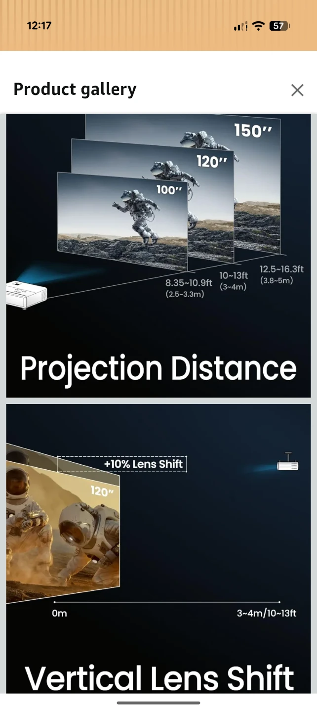 BenQ HT2060 1080p HDR Home Theater LED Projector - photo 5