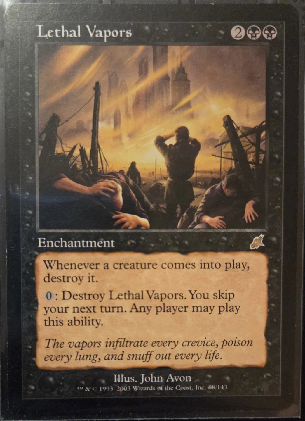 Lethal Vapors Magic the Gathering Card