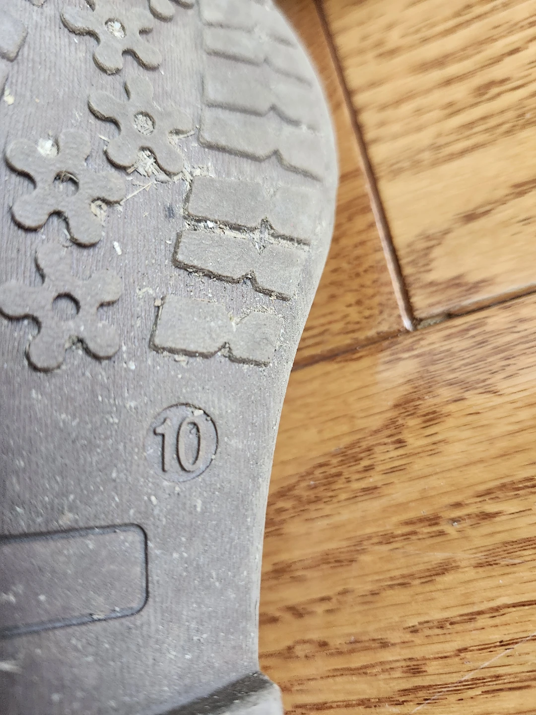 Girls' Grey Ankle Boots Size 10 - photo 3