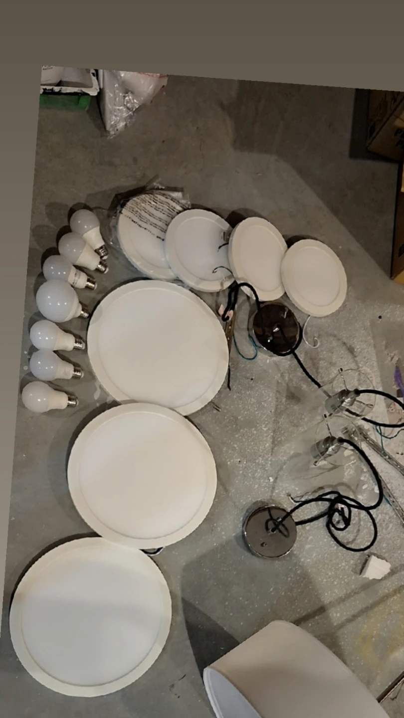 Assorted Ceiling Lights and Floor Lamp