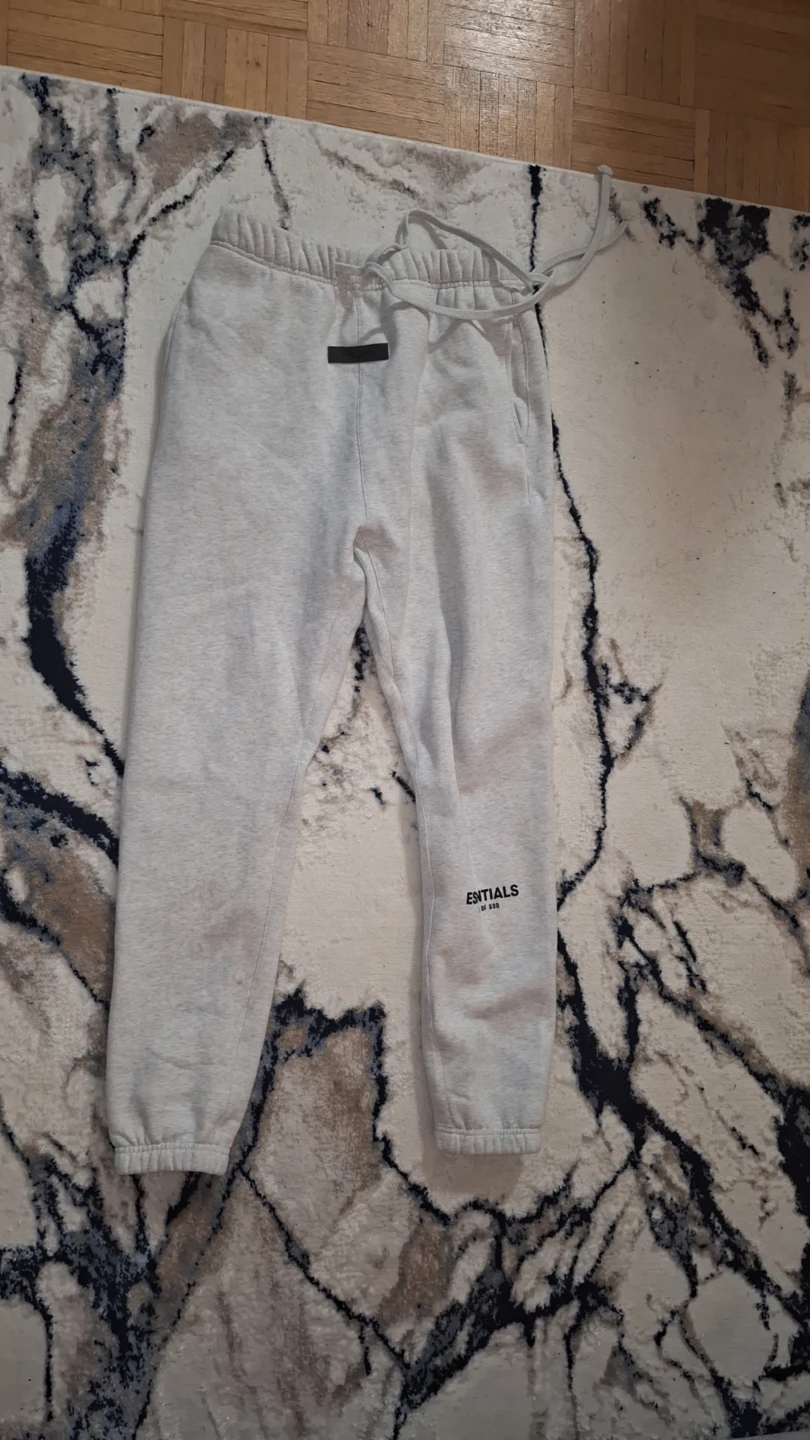 Light Oatmeal Essential Pants