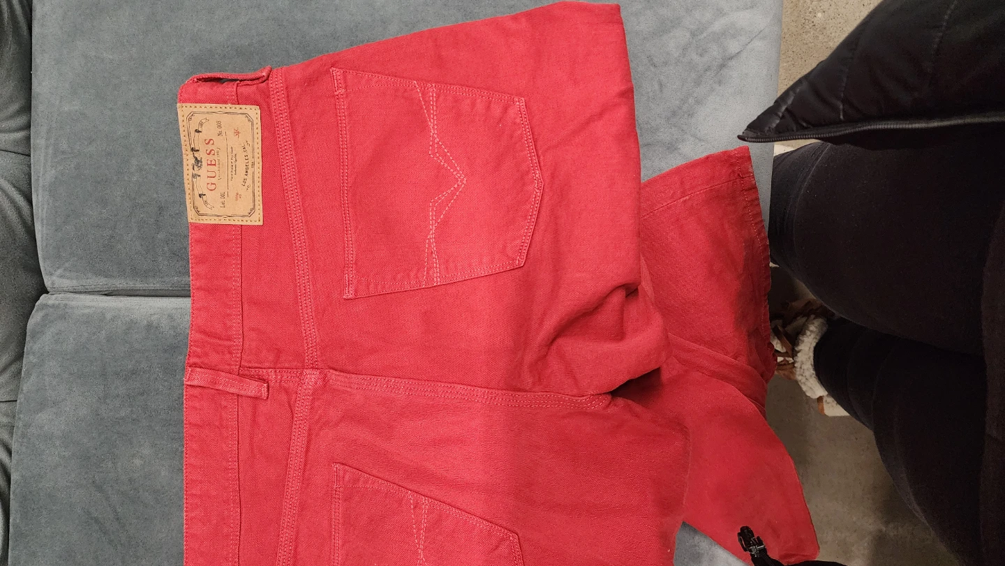 Guess Red Los Angales 1981Jeans - Size 34 - photo 4