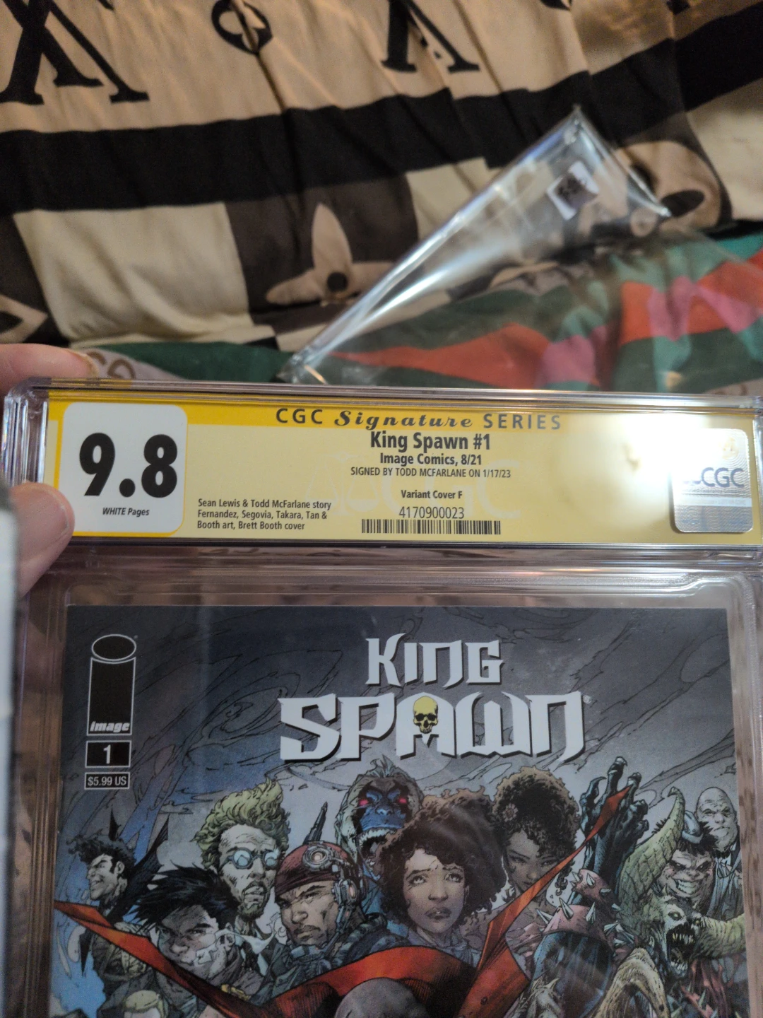 King Spawn #1 CGC 9.8 Signature Series Signed by Todd McFarlane - photo 3
