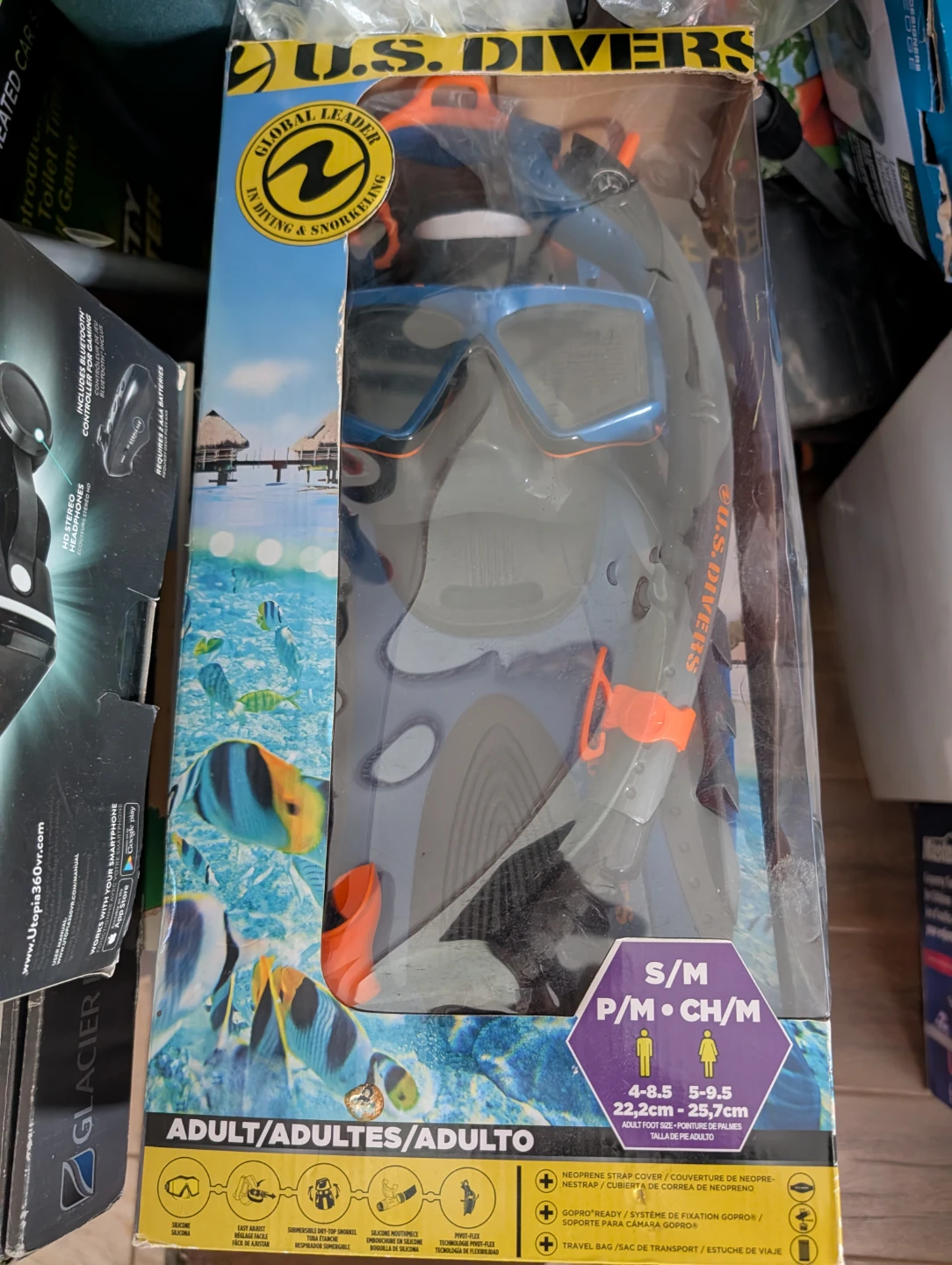 U.S. Divers Adult Snorkel Set S/M