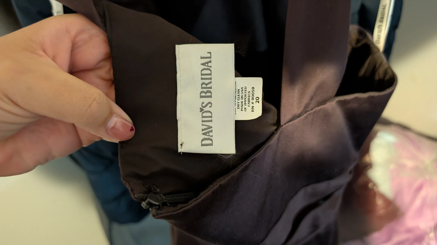 David's Bridal Brown cotton Dress Size 20 - photo 2