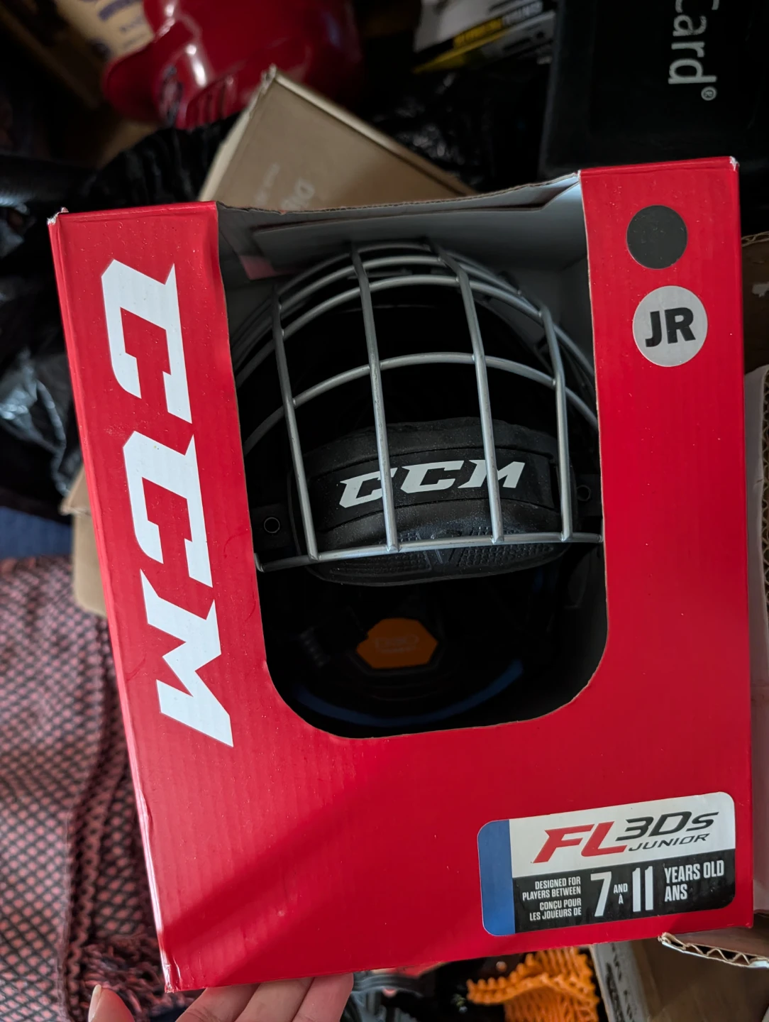 CCM FL3DS Junior Hockey Helmet Cage