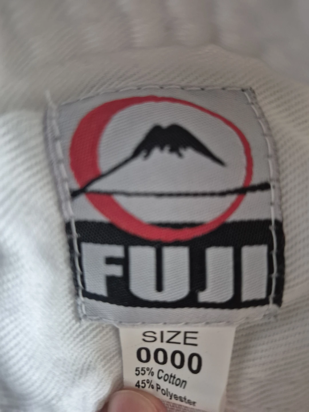 Fuji White Jiu-Jitsu Gi Set with Belt Size 0000 - photo 2