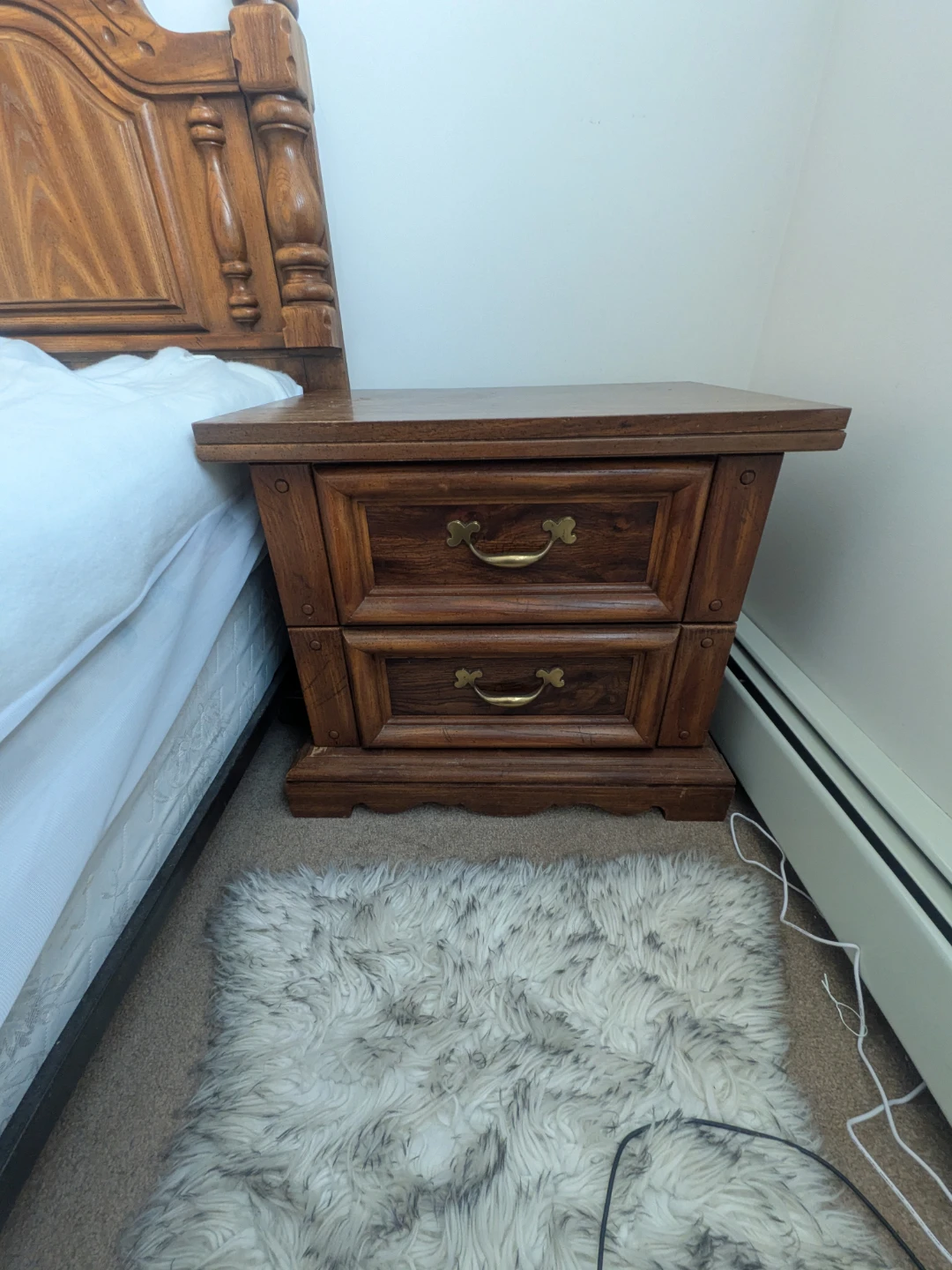 Wooden bedroom set - photo 4