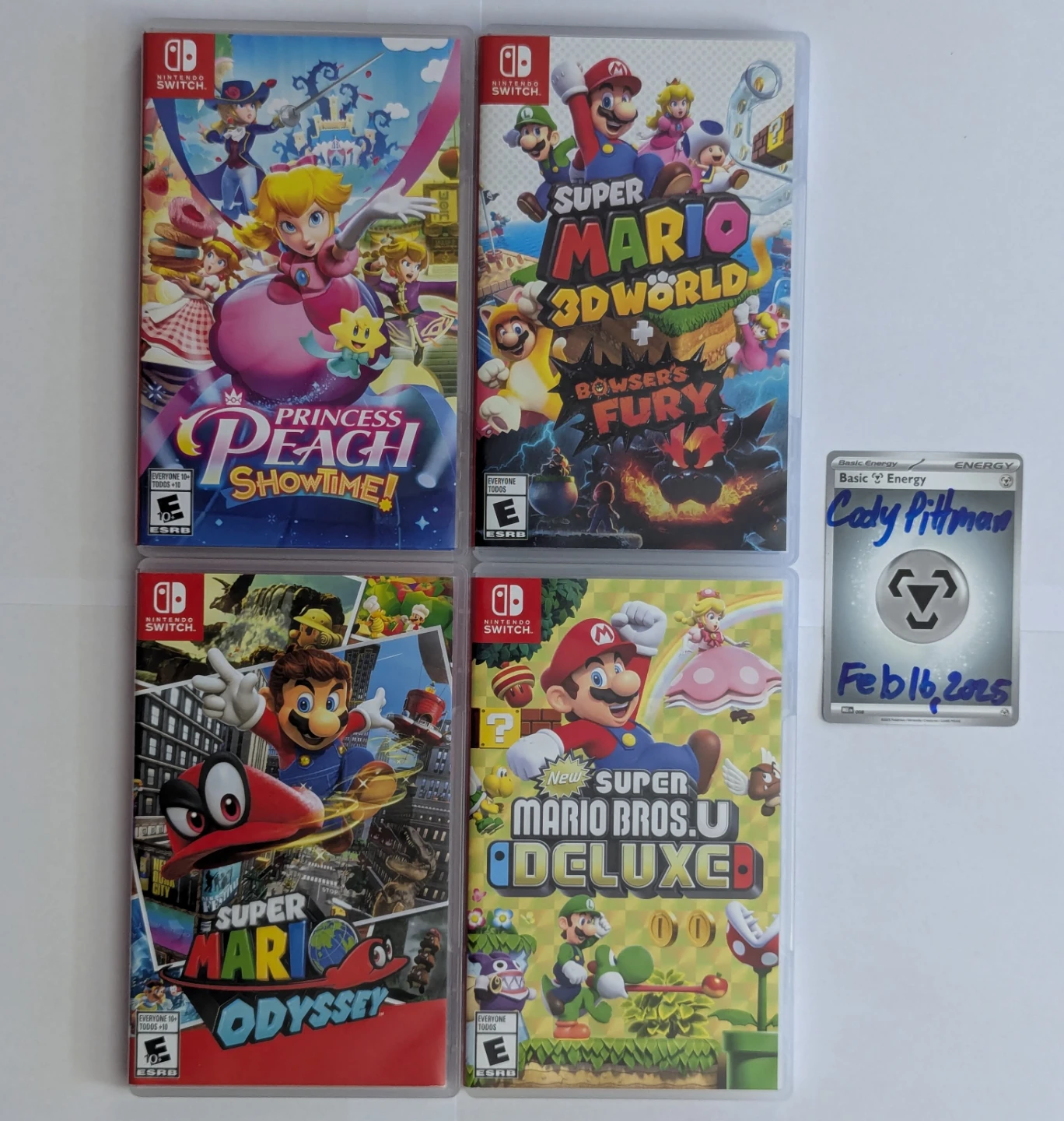 Super Mario Nintendo Switch Game Lot