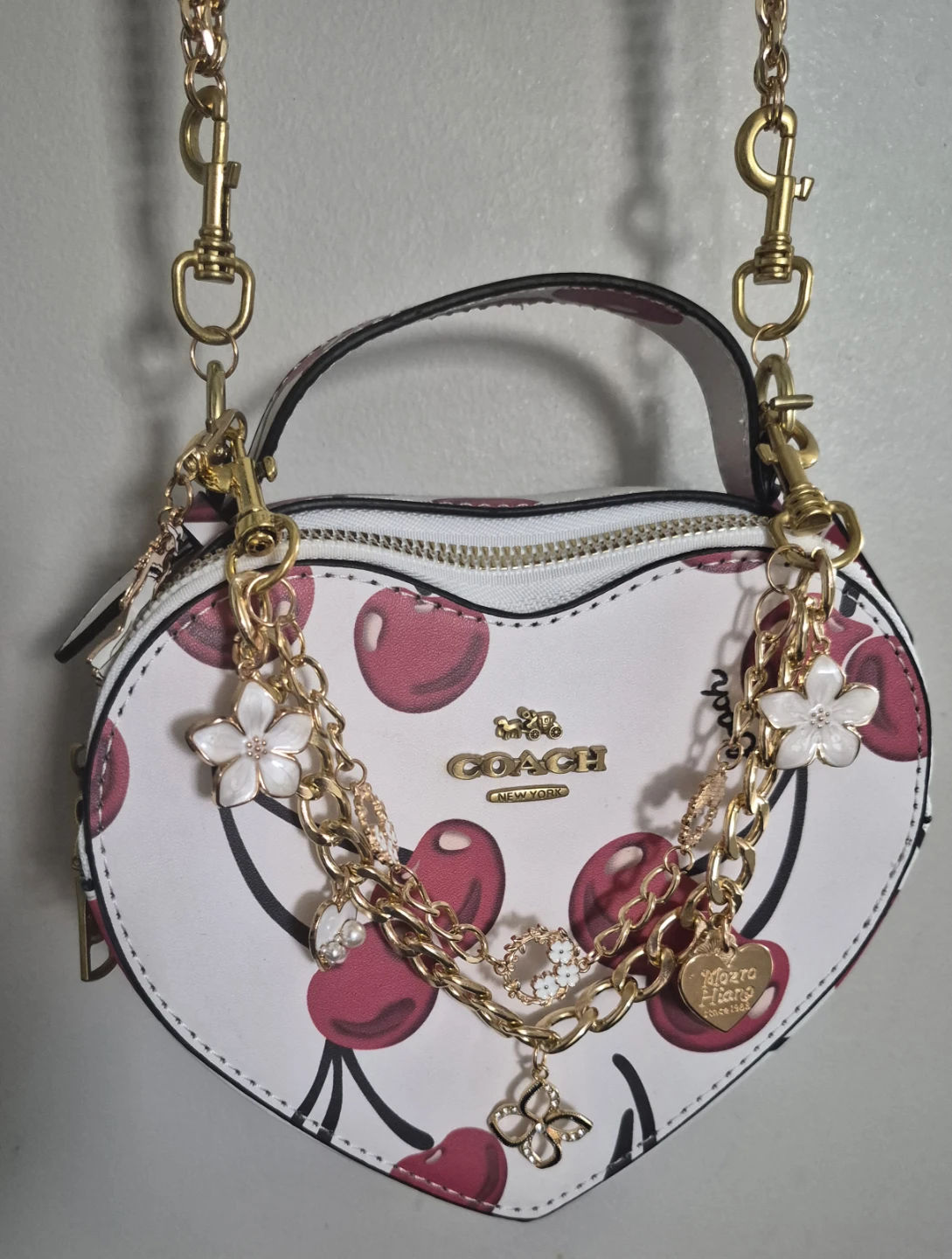 Coach Cherry Heart Crossbody Bag