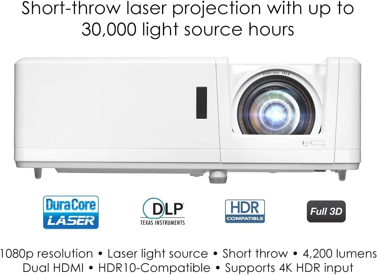 Brand New Optoma Short Throw Laser Projector For Sale - photo 4