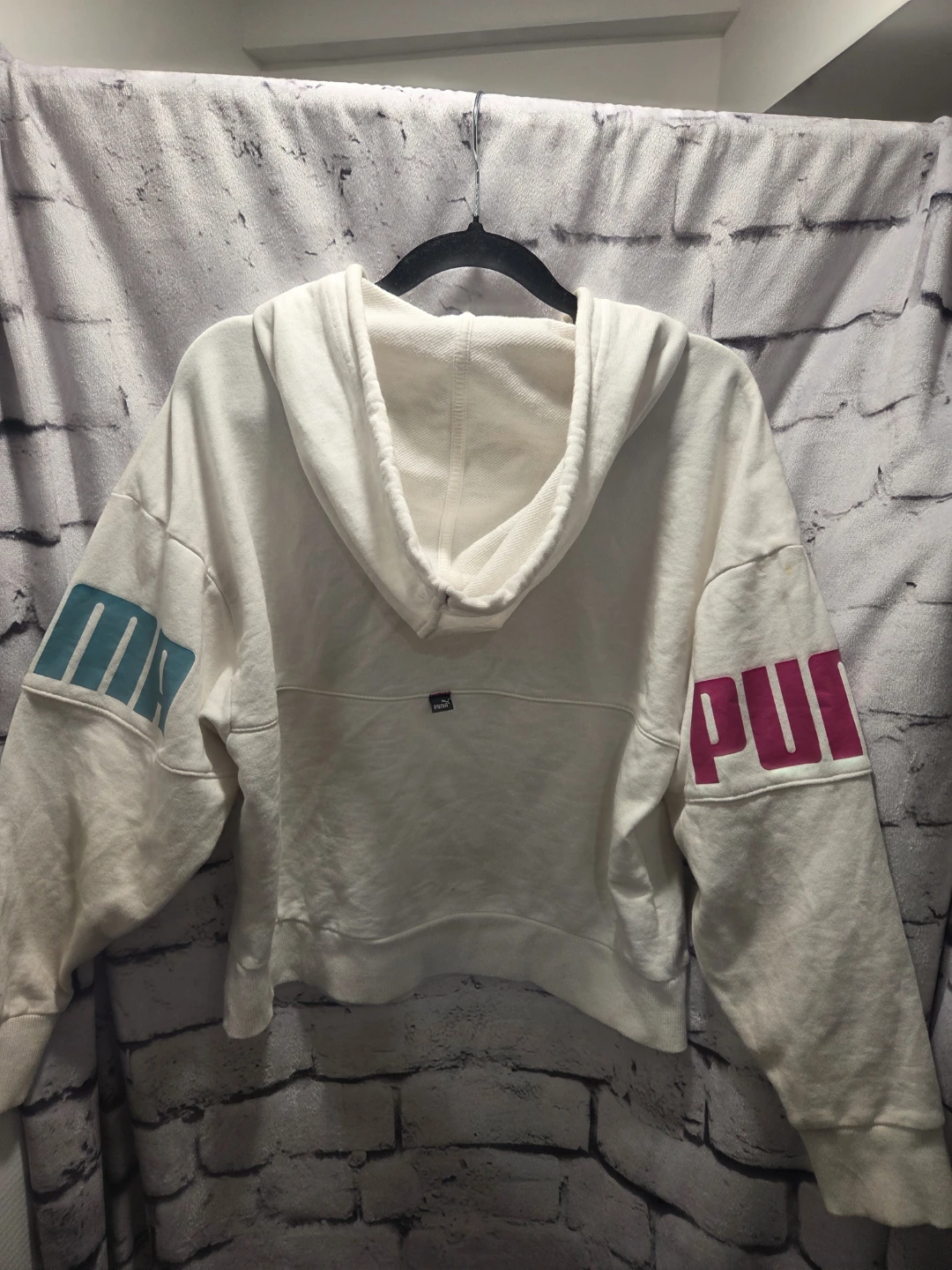Puma Cream Colour Block Hoodie - photo 2