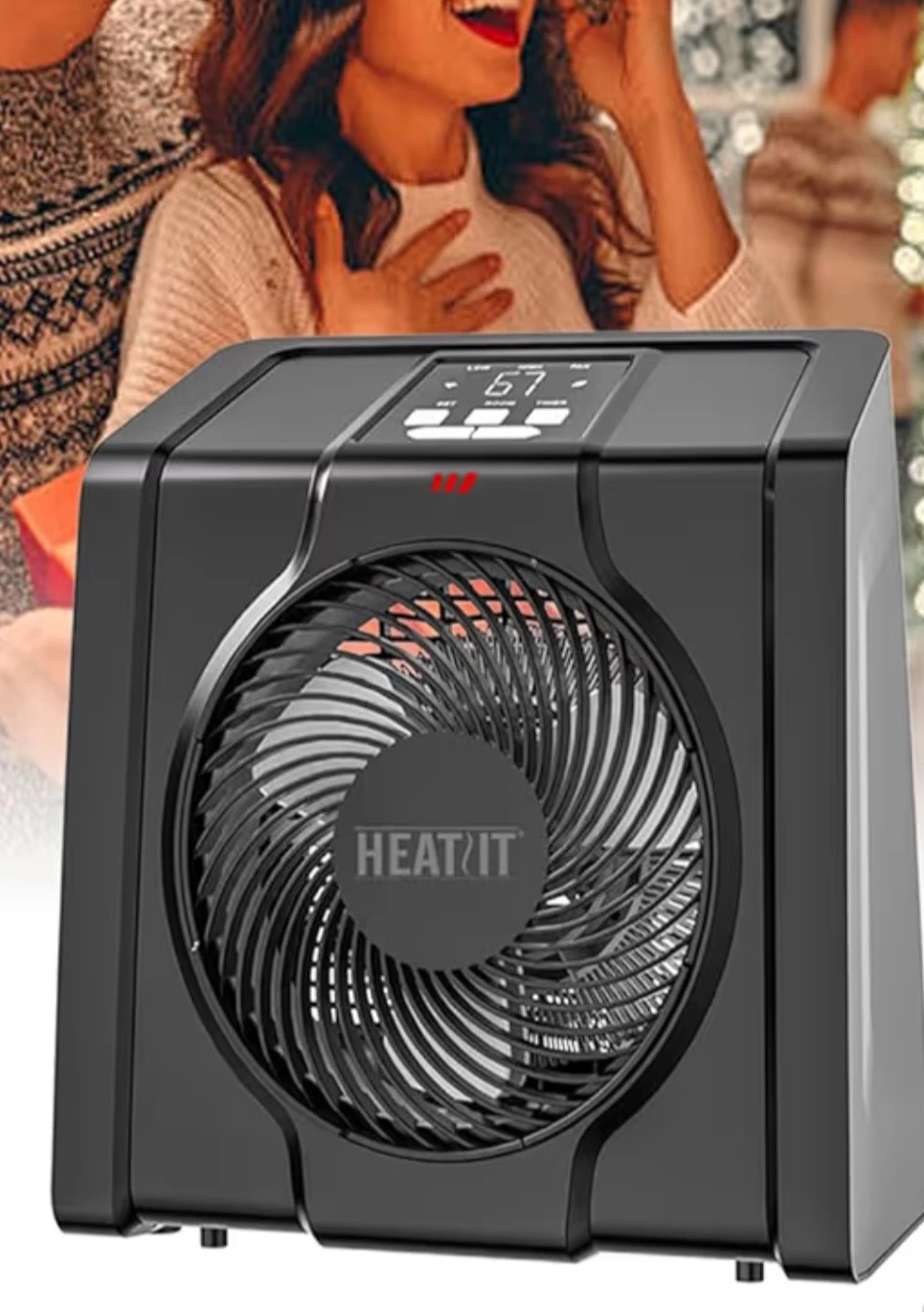 Portable Electric Fan Heater, new no box - photo 2