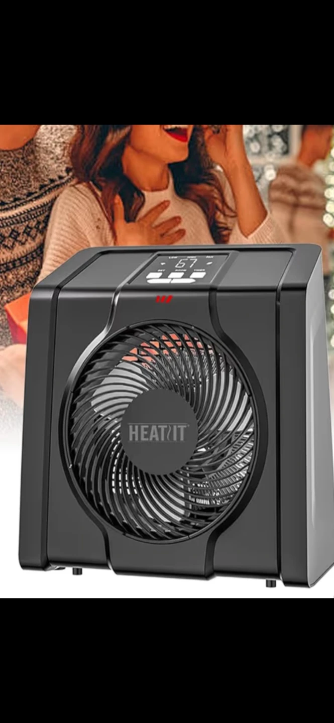 Portable Electric Fan Heater, new no box - photo 3