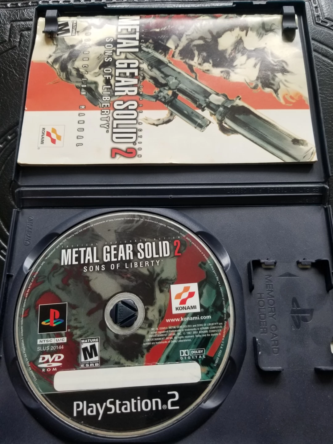 Ps2 Metal Gear Solid 2 SONS OF LIBERTY cib PlayStation 2