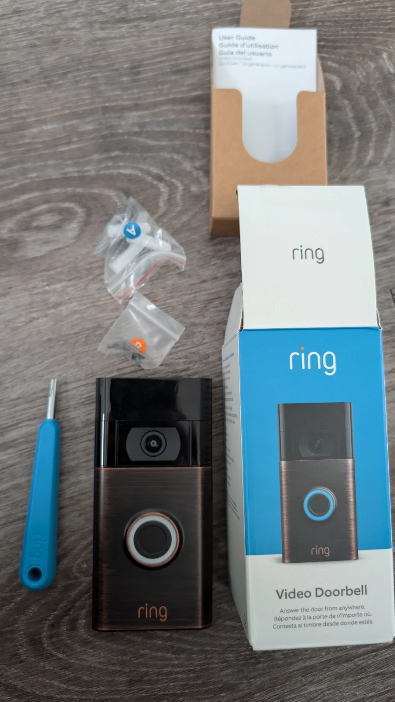 New Ring Video Doorbell (Bronze) - photo 2