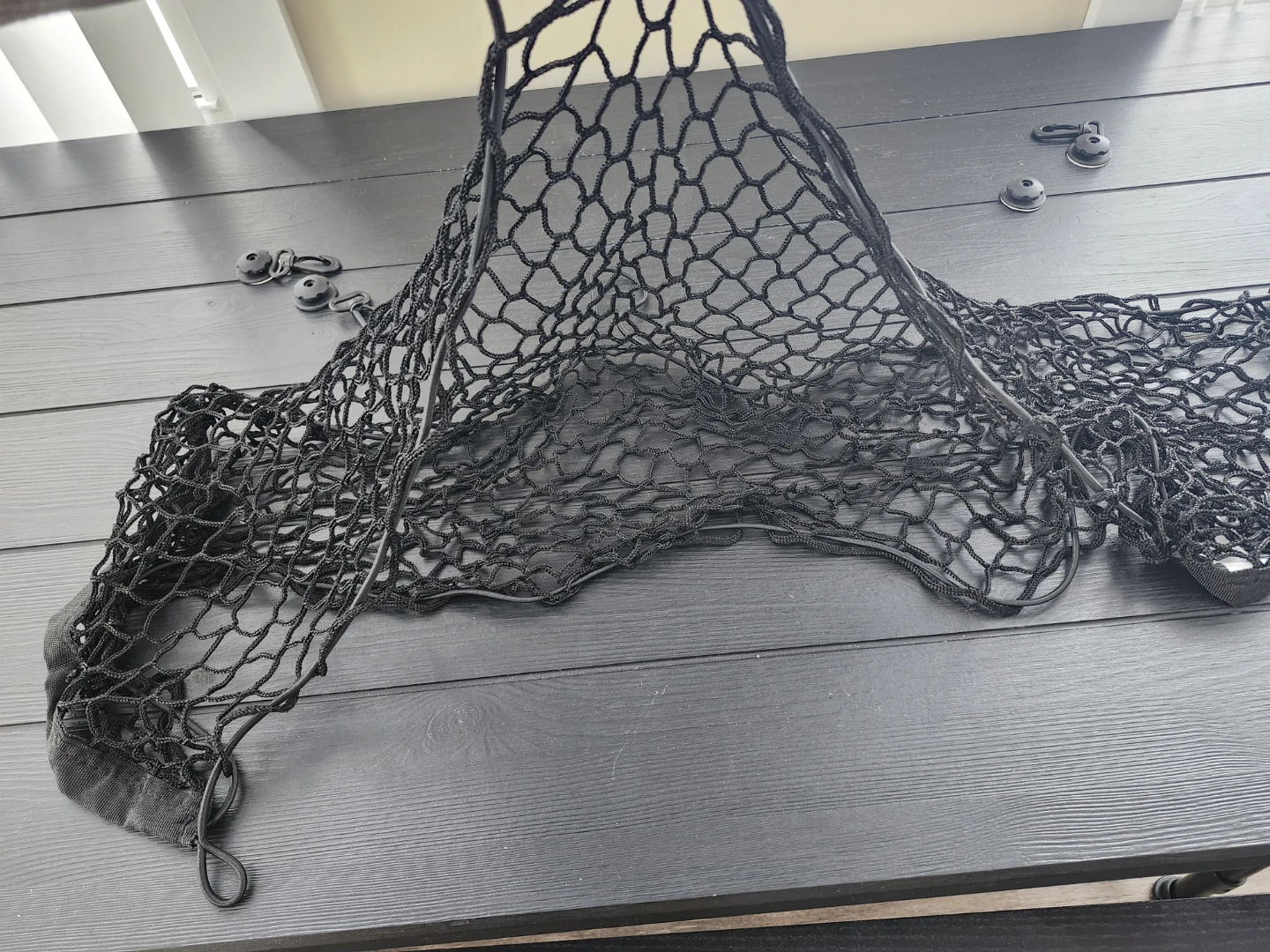 Black Cargo Net with Mounting Hardware - photo 2
