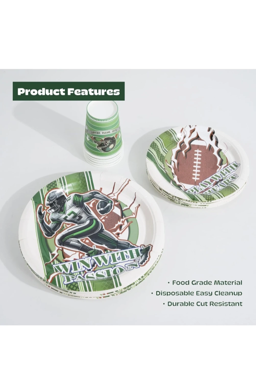 Football Party Celebration Set - 139 Pieces - photo 5