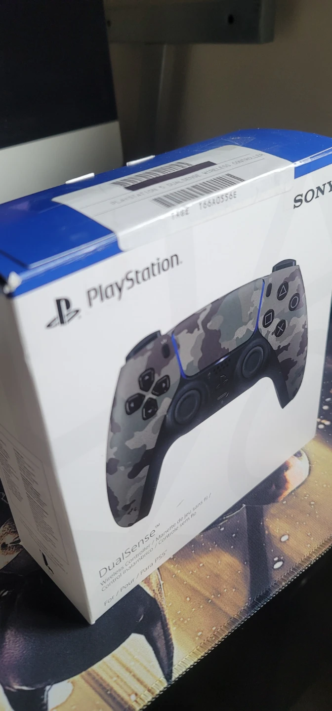 PS5 DualSense Wireless Controller - Gray Camouflage - photo 2