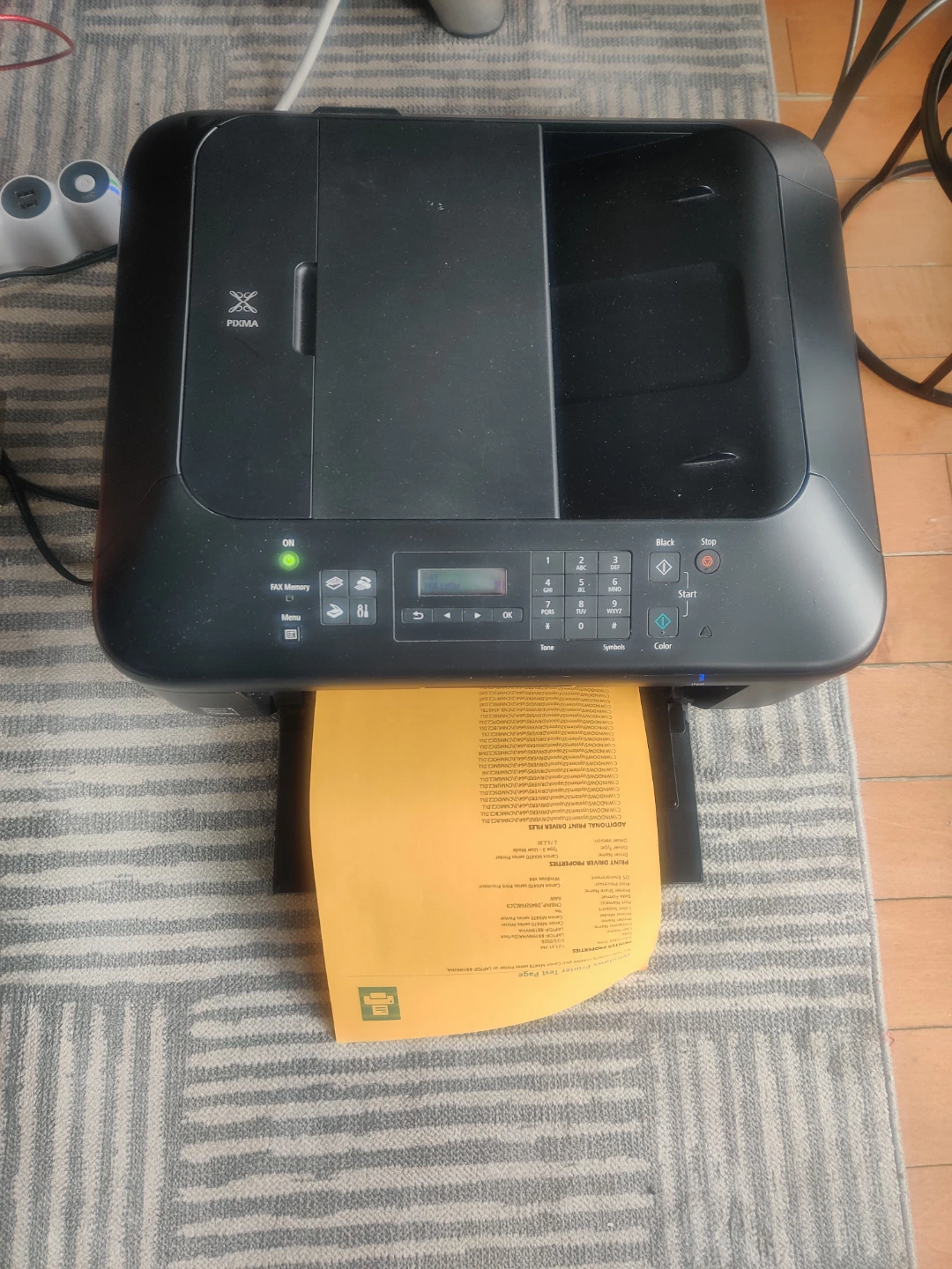 Full Ink Canon PIXMA MX472 All-In-One Printer