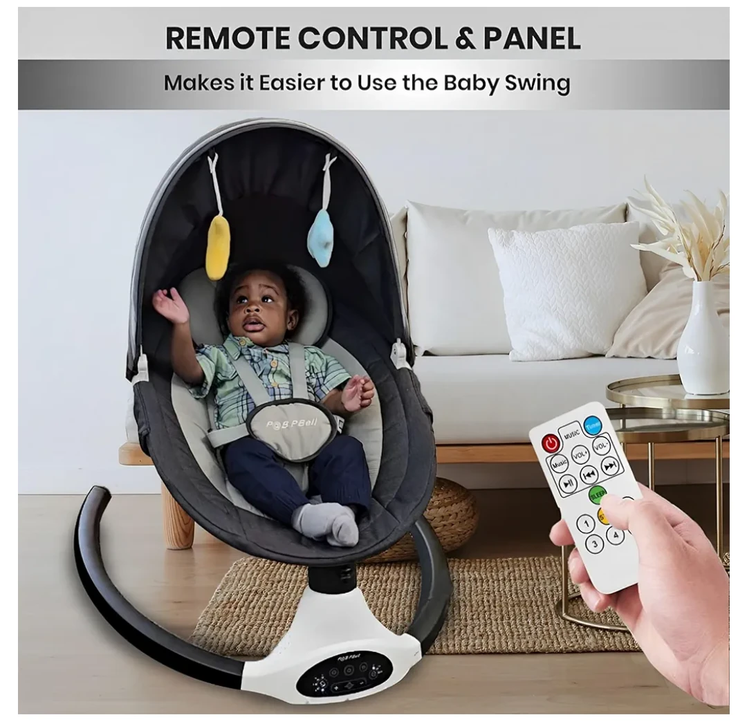 PGB P&Bell Bluetooth Enabled Baby Swing - photo 5