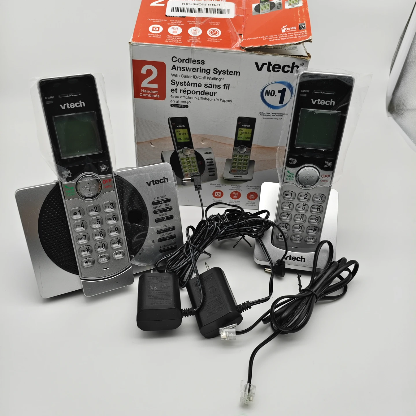 VTech Cordless Answering System with 2 Handsets