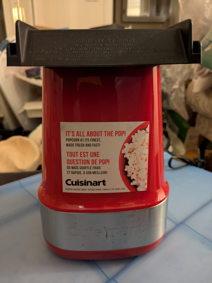 🏆 BRAND NEW popcorn maker - red
