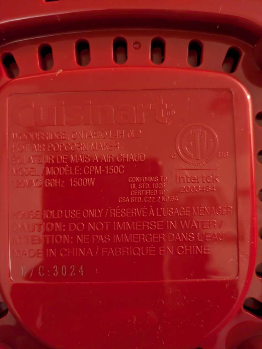 🏆 BRAND NEW popcorn maker - red - photo 2